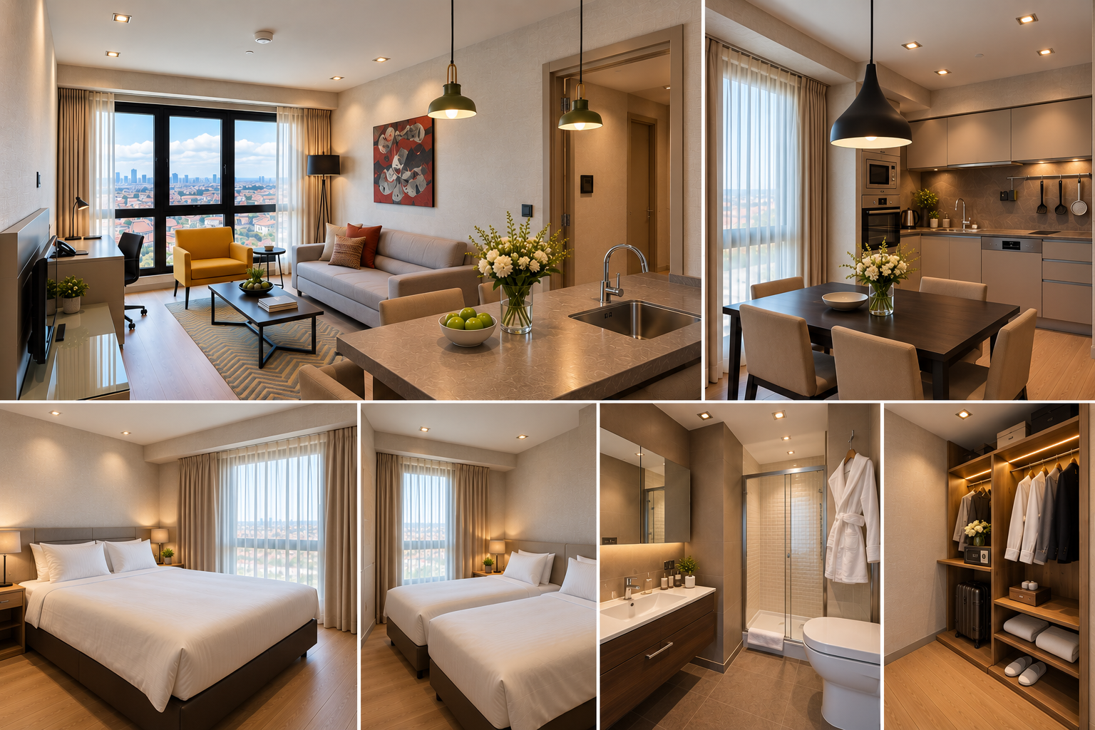 3 Yatak Odalı Süitler — Geniş aile süiti · 110 m²
